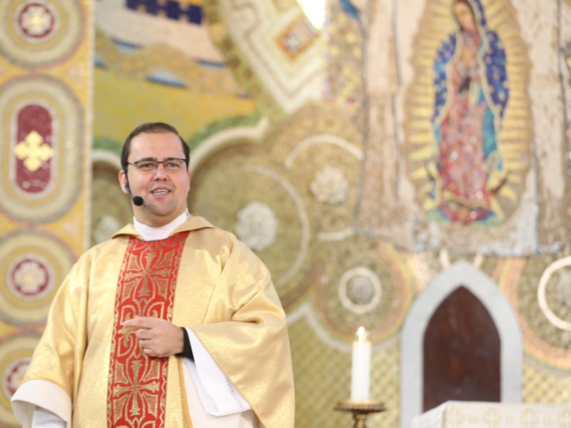 Aniversário de sacerdócio do Padre Renato Redeson no Santuário Nossa Senhora de Guadalupe