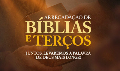 Começa a arrecadação de Bíblias e terços